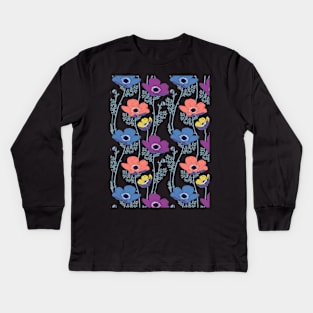 FLORAL DESIGN COLLECTION NUMBER 1 Kids Long Sleeve T-Shirt